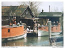 Historic commercial Lake Michigan fishing boats, Leland Michigan